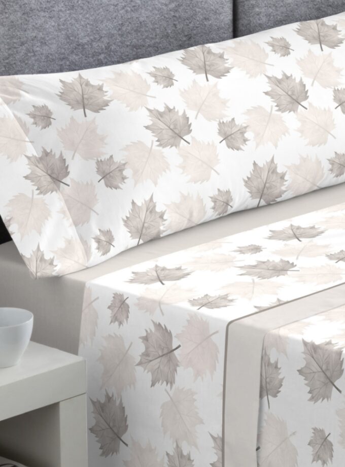 Lencois-microlina-extrasuave-leaves-bege