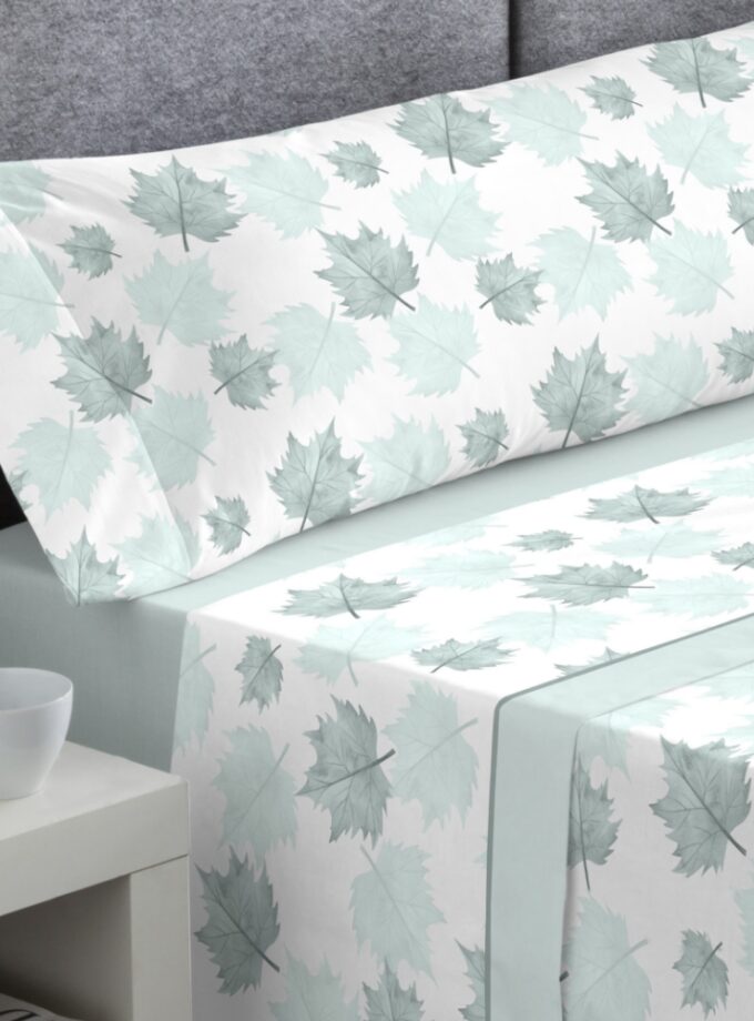 Lencois-microlina-extrasuave-leaves-menta